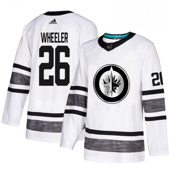 Mens Adidas Winnipeg Jets 26 Blake Wheeler White 2019 All Star Game Parley Authentic Stitched NHL Jersey Mens Adidas Winnipeg Jets 26 Blake Wheeler White 2019 All Star Game Parley Authentic Stitched NHL Jersey