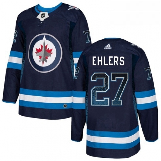 Mens Adidas Winnipeg Jets 27 Nikolaj Ehlers Authentic Navy Blue Drift Fashion NHL Jersey Mens Adidas Winnipeg Jets 27 Nikolaj Ehlers Authentic Navy Blue Drift Fashion NHL Jersey