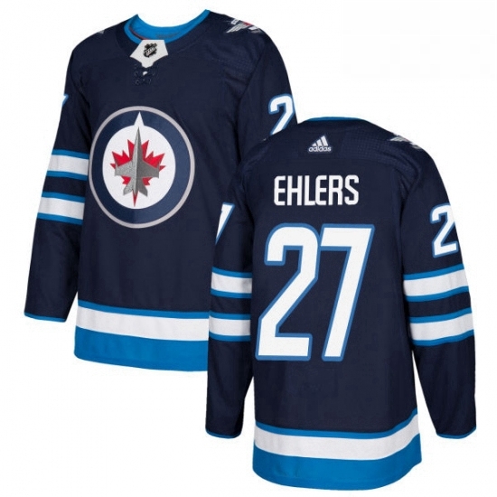 Mens Adidas Winnipeg Jets 27 Nikolaj Ehlers Premier Navy Blue Home NHL Jersey Mens Adidas Winnipeg Jets 27 Nikolaj Ehlers Premier Navy Blue Home NHL Jersey