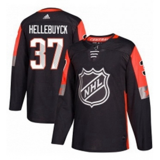 Mens Adidas Winnipeg Jets 37 Connor Hellebuyck Authentic Black 2018 All Star Central Division NHL Jersey Mens Adidas Winnipeg Jets 37 Connor Hellebuyck Authentic Black 2018 All Star Central Division NHL Jersey