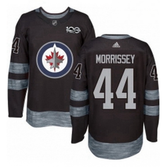 Mens Adidas Winnipeg Jets 44 Josh Morrissey Authentic Black 1917 2017 100th Anniversary NHL Jersey Mens Adidas Winnipeg Jets 44 Josh Morrissey Authentic Black 1917 2017 100th Anniversary NHL Jersey