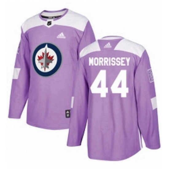 Mens Adidas Winnipeg Jets 44 Josh Morrissey Authentic Purple Fights Cancer Practice NHL Jersey Mens Adidas Winnipeg Jets 44 Josh Morrissey Authentic Purple Fights Cancer Practice NHL Jersey