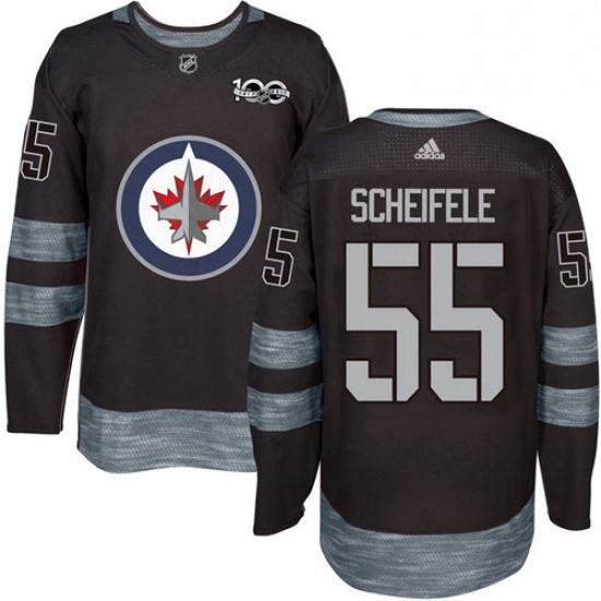 Mens Adidas Winnipeg Jets 55 Mark Scheifele Authentic Black 1917 2017 100th Anniversary NHL Jersey Mens Adidas Winnipeg Jets 55 Mark Scheifele Authentic Black 1917 2017 100th Anniversary NHL Jersey