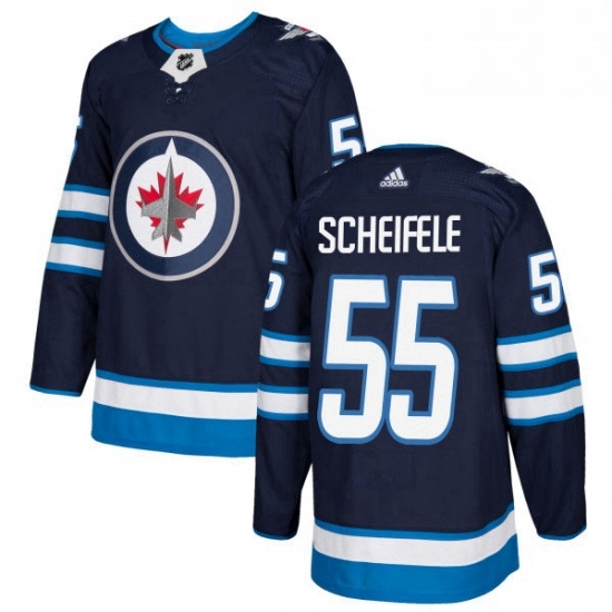 Mens Adidas Winnipeg Jets 55 Mark Scheifele Premier Navy Blue Home NHL Jersey Mens Adidas Winnipeg Jets 55 Mark Scheifele Premier Navy Blue Home NHL Jersey