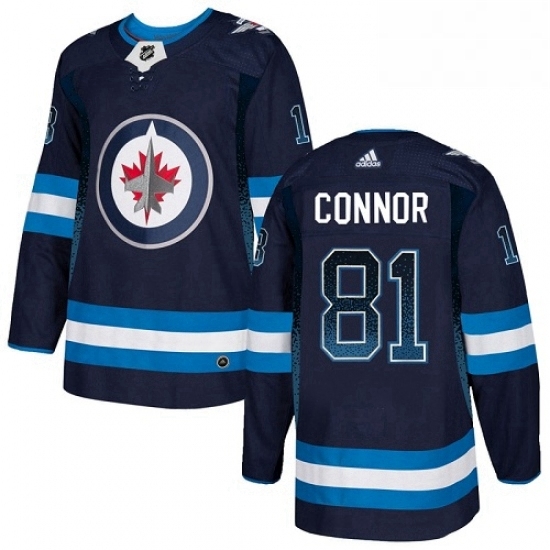 Mens Adidas Winnipeg Jets 81 Kyle Connor Authentic Navy Blue Drift Fashion NHL Jersey Mens Adidas Winnipeg Jets 81 Kyle Connor Authentic Navy Blue Drift Fashion NHL Jersey