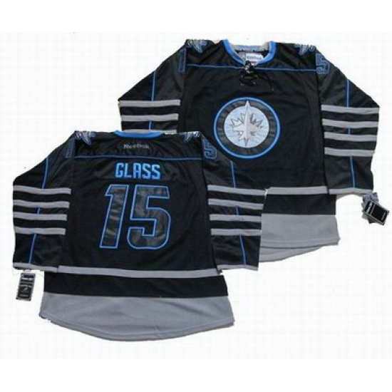 Winnipeg Jets #15 Tanner Glass black ice jerseys Winnipeg Jets #15 Tanner Glass black ice jerseys