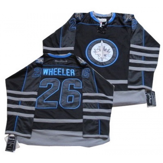 Winnipeg Jets #26 Blake Wheeler black ice Jersey Winnipeg Jets #26 Blake Wheeler black ice Jersey