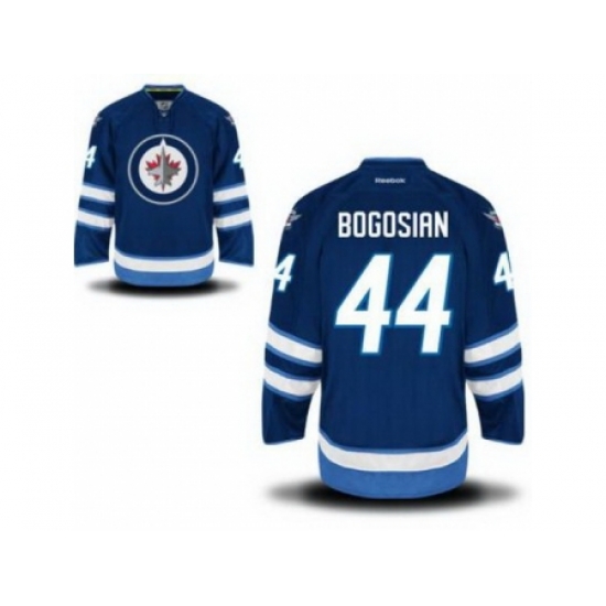 Winnipeg Jets #44 Zach Bogosian Blue Hockey NHL Jersey Winnipeg Jets #44 Zach Bogosian Blue Hockey NHL Jersey