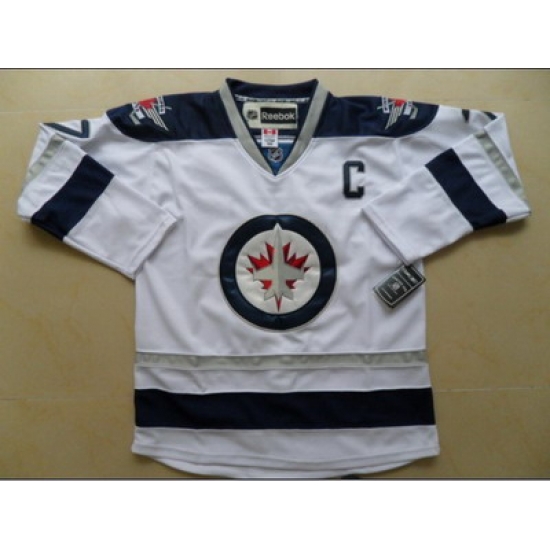 nhl jets #7 tkachuk white(C patch) 2012 new nhl jets #7 tkachuk white(C patch) 2012 new