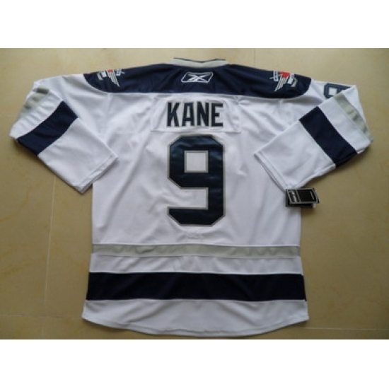 nhl winnipeg jets #9 kane white 2011 new nhl winnipeg jets #9 kane white 2011 new
