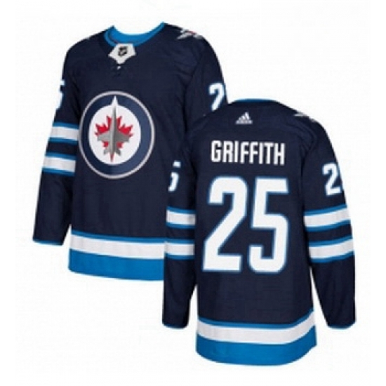 Youth Adidas Winnipeg Jets 25 Seth Griffith Authentic Navy Blue Home NHL Jersey Youth Adidas Winnipeg Jets 25 Seth Griffith Authentic Navy Blue Home NHL Jersey