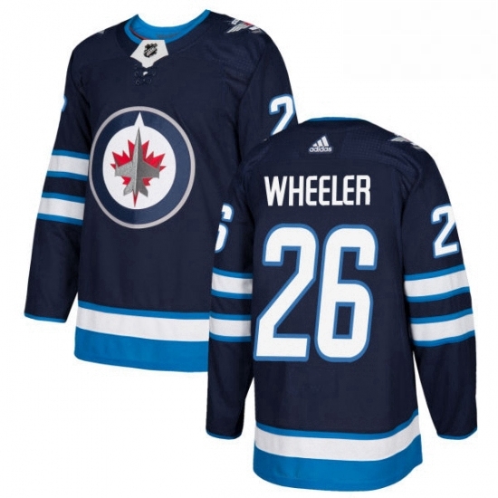 Youth Adidas Winnipeg Jets 26 Blake Wheeler Authentic Navy Blue Home NHL Jersey Youth Adidas Winnipeg Jets 26 Blake Wheeler Authentic Navy Blue Home NHL Jersey