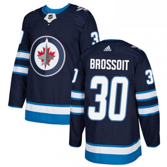 Youth Adidas Winnipeg Jets 30 Laurent Brossoit Authentic Navy Blue Home NHL Jersey Youth Adidas Winnipeg Jets 30 Laurent Brossoit Authentic Navy Blue Home NHL Jersey