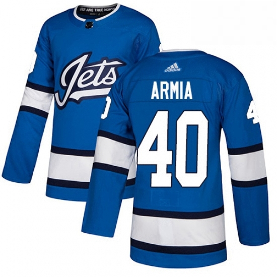 Youth Adidas Winnipeg Jets 40 Joel Armia Authentic Blue Alternate NHL Jersey Youth Adidas Winnipeg Jets 40 Joel Armia Authentic Blue Alternate NHL Jersey