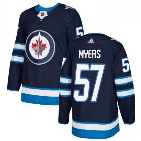 Youth Adidas Winnipeg Jets 57 Tyler Myers Authentic Navy Blue Home NHL Jersey Youth Adidas Winnipeg Jets 57 Tyler Myers Authentic Navy Blue Home NHL Jersey
