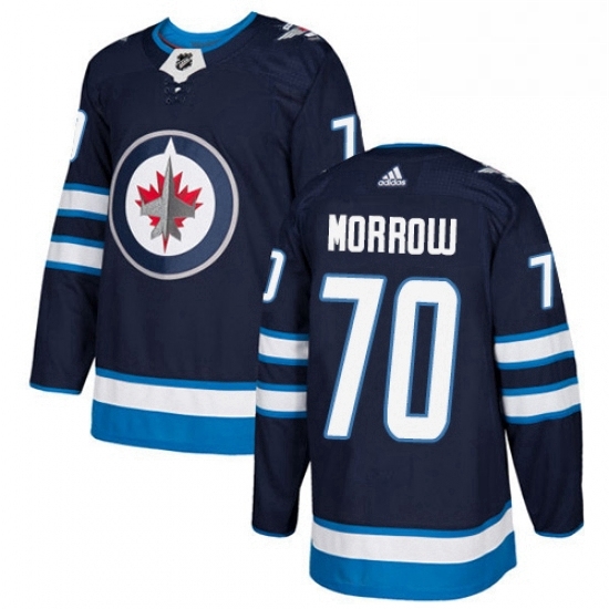 Youth Adidas Winnipeg Jets 70 Joe Morrow Premier Navy Blue Home NHL Jersey Youth Adidas Winnipeg Jets 70 Joe Morrow Premier Navy Blue Home NHL Jersey