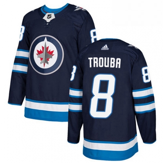 Youth Adidas Winnipeg Jets 8 Jacob Trouba Authentic Navy Blue Home NHL Jersey Youth Adidas Winnipeg Jets 8 Jacob Trouba Authentic Navy Blue Home NHL Jersey