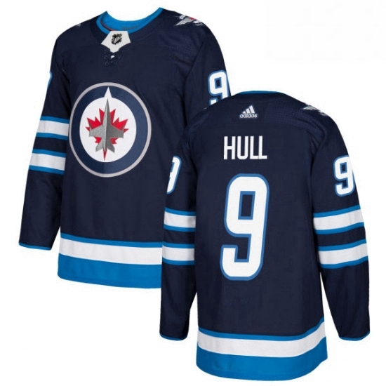 Youth Adidas Winnipeg Jets 9 Bobby Hull Authentic Navy Blue Home NHL Jersey Youth Adidas Winnipeg Jets 9 Bobby Hull Authentic Navy Blue Home NHL Jersey