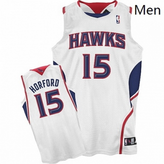 Atlanta Hawks 15 Al Horford Revolution 30 Swingman Home White Jersey 