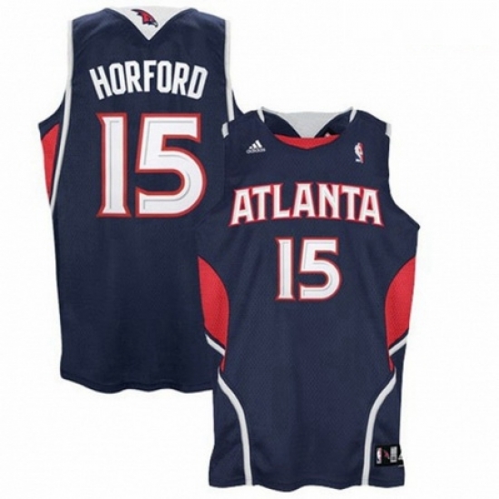 Atlanta Hawks 15 Al Horford Road Navy Blue Swingman Jersey Atlanta Hawks 15 Al Horford Road Navy Blue Swingman Jersey