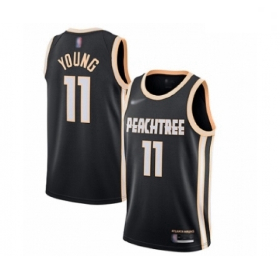 Hawks 11 Trae Young Black Basketball Swingman City Edition 2019 20 Jersey Hawks 11 Trae Young Black Basketball Swingman City Edition 2019 20 Jersey