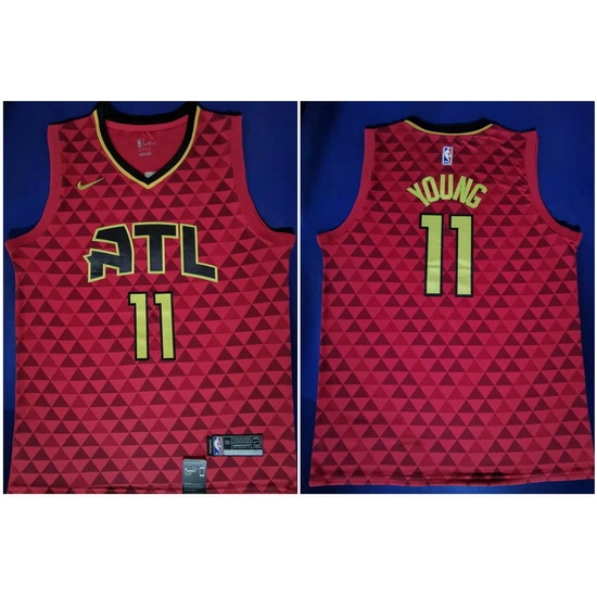 Hawks 11 Trae Young Red Nike Swingman Jersey Hawks 11 Trae Young Red Nike Swingman Jersey