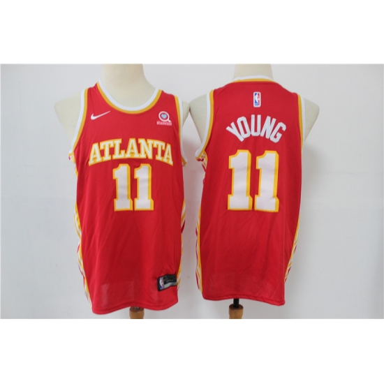 Men Atlanta Hawks Trae Young 11 Black 2020 21 Nike Red City Edition Swingman Jordan Brand Jersey Men Atlanta Hawks Trae Young 11 Black 2020 21 Nike Red City Edition Swingman Jordan Brand Jersey