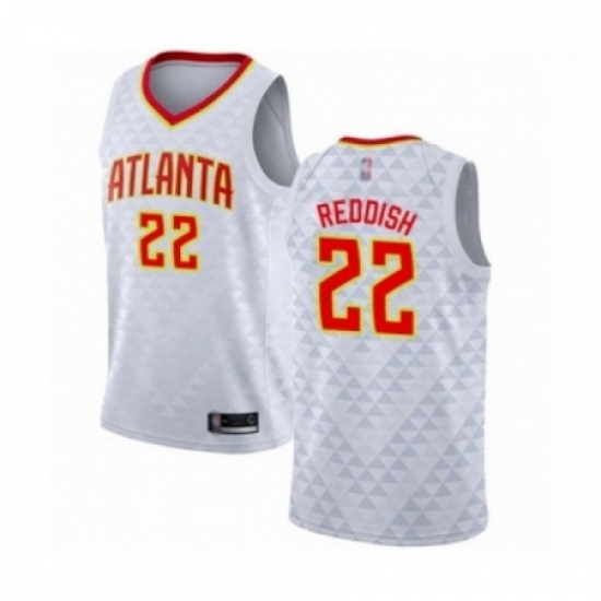 Mens Atlanta Hawks 22 Cam Reddish Authentic White Basketball Jersey Association Edition Mens Atlanta Hawks 22 Cam Reddish Authentic White Basketball Jersey Association Edition