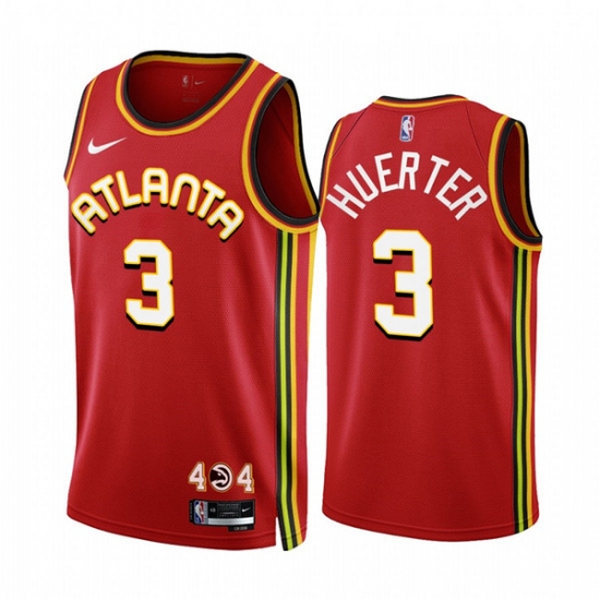 Men's Atlanta Hawks #3 Kevin Huerter 2022-23 Red Icon Edition Stitched Jersey Men's Atlanta Hawks #3 Kevin Huerter 2022-23 Red Icon Edition Stitched Jersey