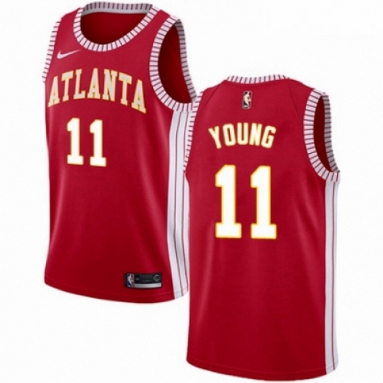 Mens Nike Atlanta Hawks 11 Trae Young Authentic Red NBA Jersey Statement Edition Mens Nike Atlanta Hawks 11 Trae Young Authentic Red NBA Jersey Statement Edition