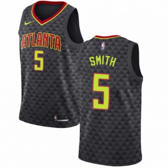 Mens Nike Atlanta Hawks 5 Josh Smith Swingman Black Road NBA Jersey Icon Edition Mens Nike Atlanta Hawks 5 Josh Smith Swingman Black Road NBA Jersey Icon Edition