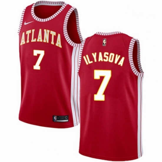 Mens Nike Atlanta Hawks 7 Ersan Ilyasova Authentic Red NBA Jersey Statement Edition Mens Nike Atlanta Hawks 7 Ersan Ilyasova Authentic Red NBA Jersey Statement Edition