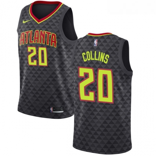 Womens Nike Atlanta Hawks 20 John Collins Swingman Black Road NBA Jersey Icon Edition Womens Nike Atlanta Hawks 20 John Collins Swingman Black Road NBA Jersey Icon Edition