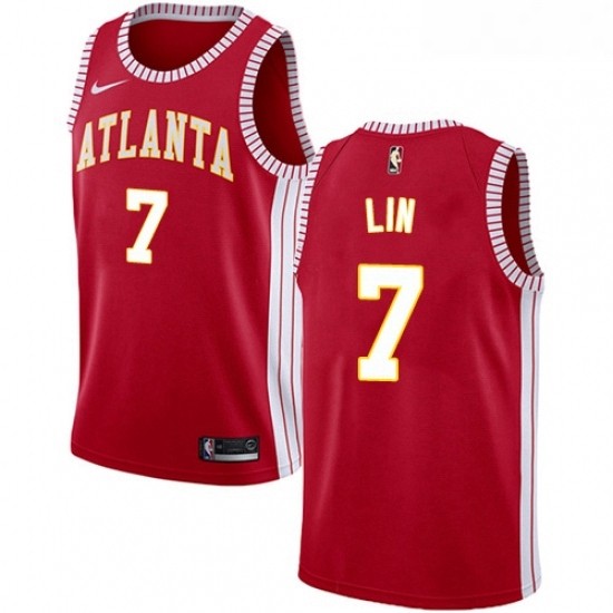 Womens Nike Atlanta Hawks 7 Jeremy Lin Swingman Red NBA Jersey Statement Edition Womens Nike Atlanta Hawks 7 Jeremy Lin Swingman Red NBA Jersey Statement Edition