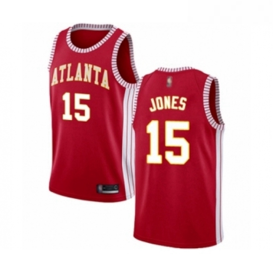 Youth Atlanta Hawks 15 Damian Jones Swingman Red Basketball Jersey Statement Edition Youth Atlanta Hawks 15 Damian Jones Swingman Red Basketball Jersey Statement Edition