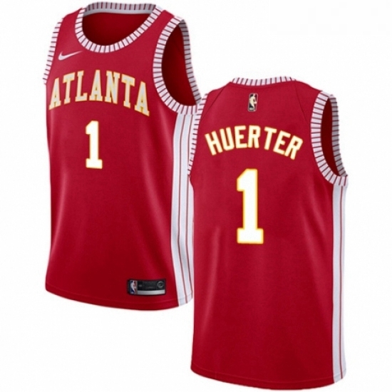 Youth Nike Atlanta Hawks 1 Kevin Huerter Swingman Red NBA Jersey Statement Edition Youth Nike Atlanta Hawks 1 Kevin Huerter Swingman Red NBA Jersey Statement Edition