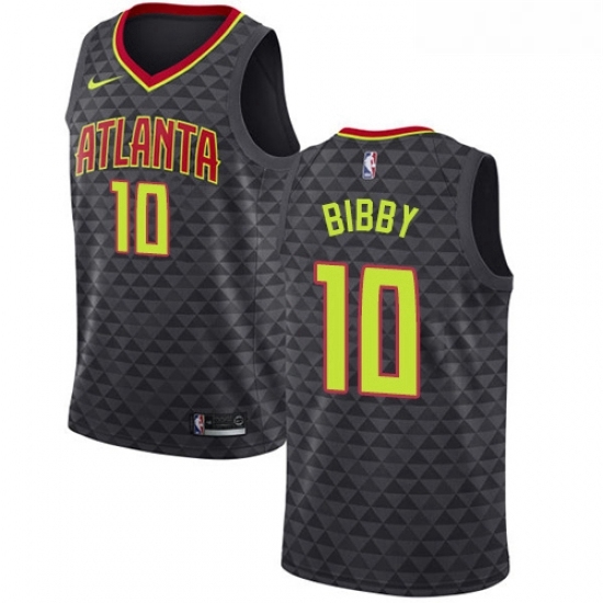 Youth Nike Atlanta Hawks 10 Mike Bibby Authentic Black Road NBA Jersey Icon Edition Youth Nike Atlanta Hawks 10 Mike Bibby Authentic Black Road NBA Jersey Icon Edition