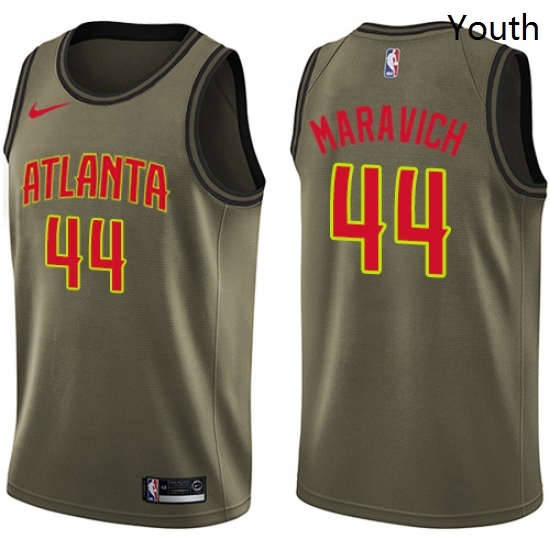 Youth Nike Atlanta Hawks 44 Pete Maravich Swingman Green Salute to Service NBA Jersey Youth Nike Atlanta Hawks 44 Pete Maravich Swingman Green Salute to Service NBA Jersey