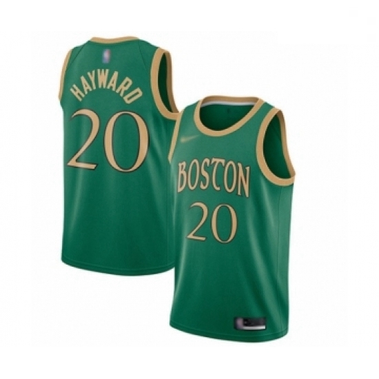 Celtics 20 Gordon Hayward Green Basketball Swingman City Edition 2019 20 Jersey Celtics 20 Gordon Hayward Green Basketball Swingman City Edition 2019 20 Jersey