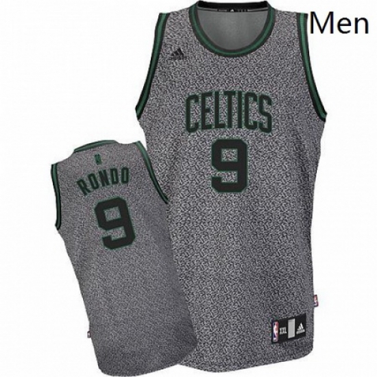 Celtics 9 Rajon Rondo Grey Static Fashion Stitched NBA Jersey Celtics 9 Rajon Rondo Grey Static Fashion Stitched NBA Jersey