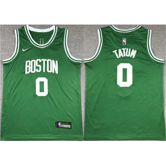 Men Boston Celtics 0 Jayson Tatum Green Stitched Basketball Jersey Men Boston Celtics 0 Jayson Tatum Green Stitched Basketball Jersey