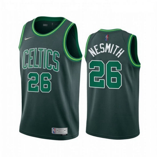 Men Boston Celtics 26 Aaron Nesmith Green NBA Swingman 2020 21 Earned Edition Jersey Men Boston Celtics 26 Aaron Nesmith Green NBA Swingman 2020 21 Earned Edition Jersey