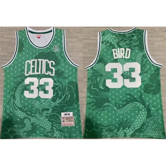 Men Boston Celtics 33 Larry Bird Green 1995 96 Throwback Stitched Jersey Men Boston Celtics 33 Larry Bird Green 1995 96 Throwback Stitched Jersey