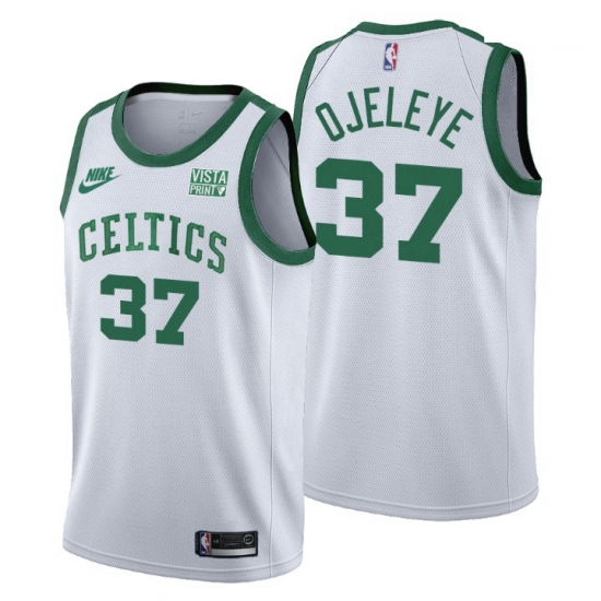 Men Boston Celtics 37 Semi Ojeleye Men Nike Releases Classic Edition NBA 75th Anniversary Jersey White Men Boston Celtics 37 Semi Ojeleye Men Nike Releases Classic Edition NBA 75th Anniversary Jersey White