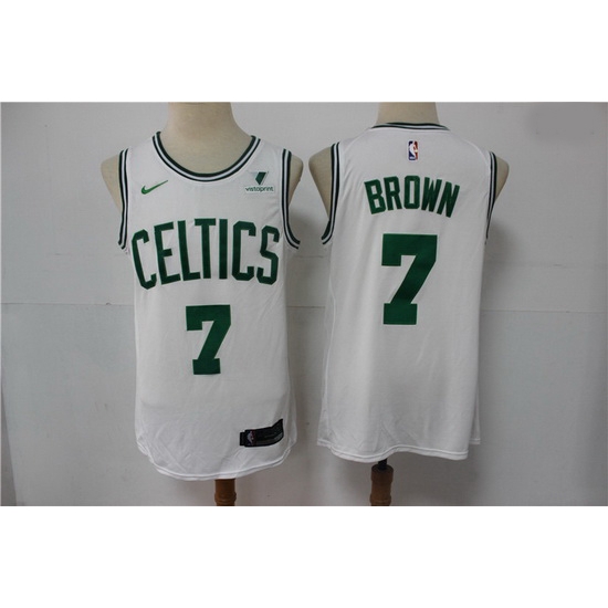 Men Boston Celtics Jaylen Brown 7 White NBA New Nike Swingman jersey Men Boston Celtics Jaylen Brown 7 White NBA New Nike Swingman jersey