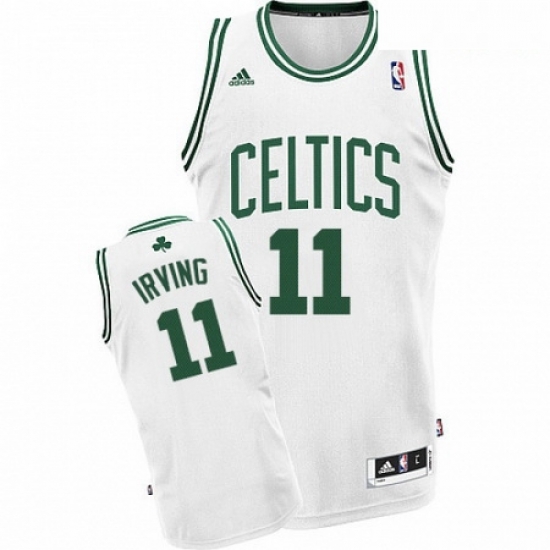 Mens Adidas Boston Celtics 11 Kyrie Irving Swingman White Home NBA Jersey Mens Adidas Boston Celtics 11 Kyrie Irving Swingman White Home NBA Jersey