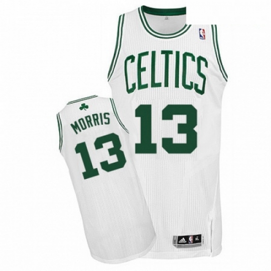Mens Adidas Boston Celtics 13 Marcus Morris Authentic White Home NBA Jersey Mens Adidas Boston Celtics 13 Marcus Morris Authentic White Home NBA Jersey
