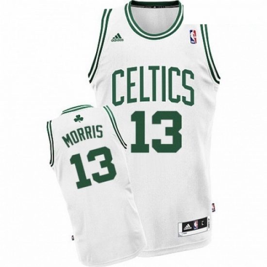Mens Adidas Boston Celtics 13 Marcus Morris Swingman White Home NBA Jersey Mens Adidas Boston Celtics 13 Marcus Morris Swingman White Home NBA Jersey