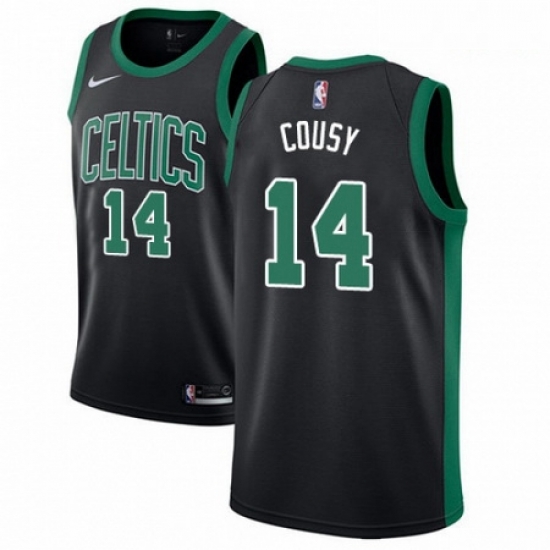 Mens Adidas Boston Celtics 14 Bob Cousy Authentic Black NBA Jersey Statement Edition Mens Adidas Boston Celtics 14 Bob Cousy Authentic Black NBA Jersey Statement Edition