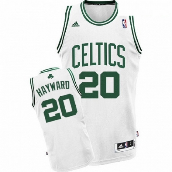 Mens Adidas Boston Celtics 20 Gordon Hayward Swingman White Home NBA Jersey Mens Adidas Boston Celtics 20 Gordon Hayward Swingman White Home NBA Jersey